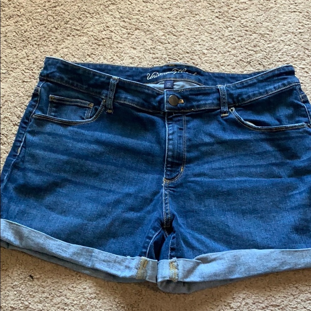 Universal Thread Denim Cuffed Shorts Size 16